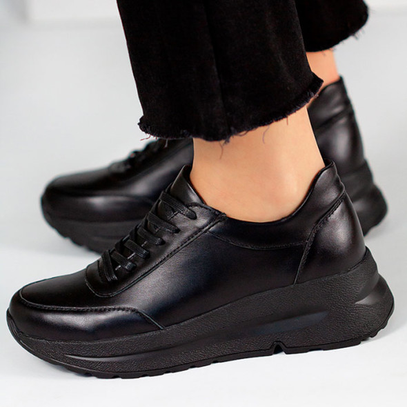 Кросівки жіночі шкіряні SOLO 7979-28 Black Кросівки жіночі шкіряні SOLO 7979-28 Black