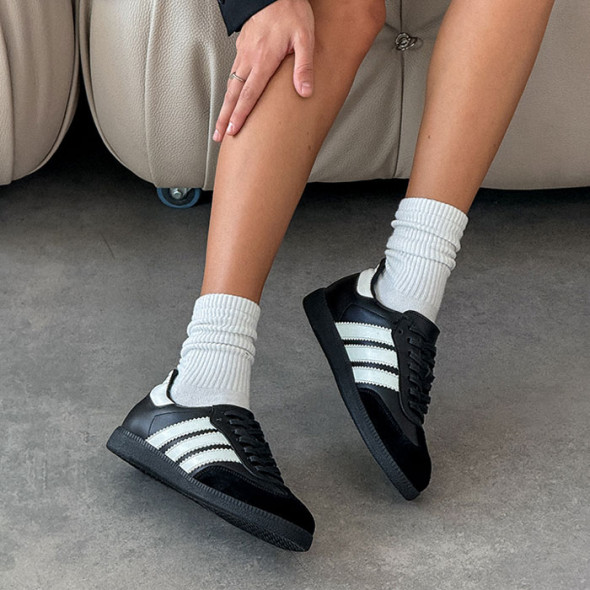 Кросівки жіночі шкіряні SOLO 8226-28 Black Кросівки жіночі шкіряні SOLO 8226-28 Black