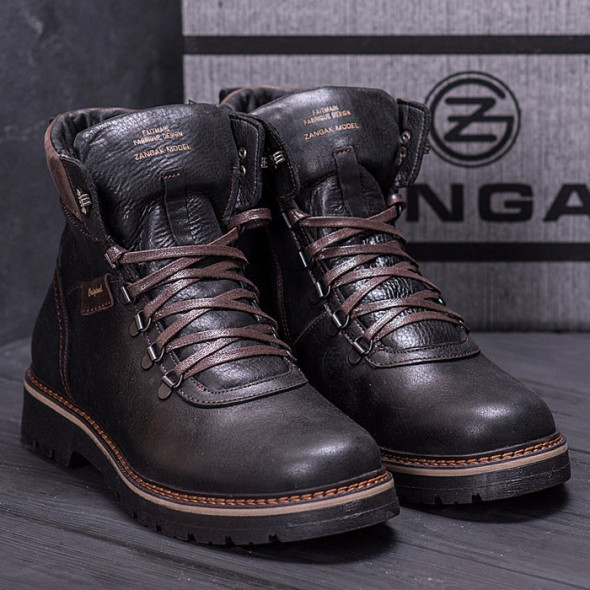 Зимние ботинки мужские ZG Black Military Style