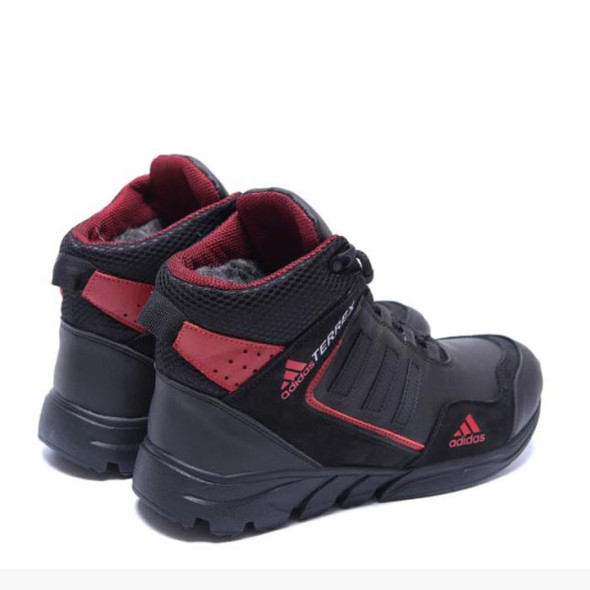 Зимние ботинки мужские Adidas Terrex Black/Red
