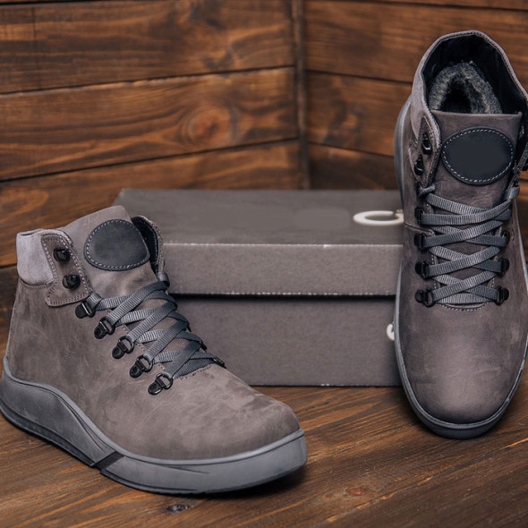 Зимові черевики чоловічі Yurgen Grey Style
