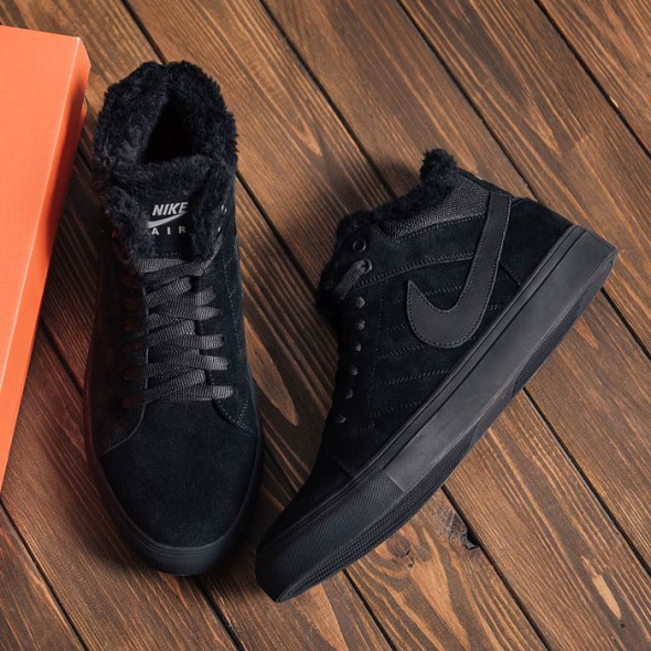 Зимові черевики чоловічі Nike N8 Black