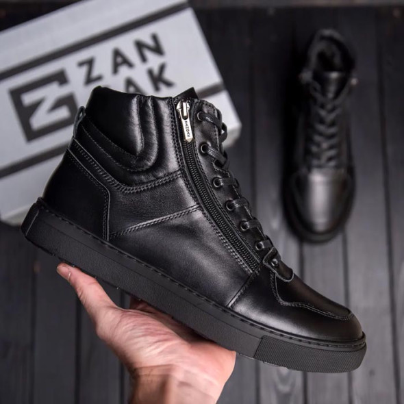 Зимові черевики чоловічі ZG Black Exclusive New