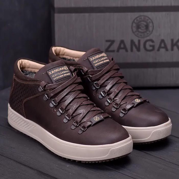 Зимові черевики чоловічі ZG Chocolate Exclusive