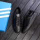 Кожаные кеды мужские Adidas Stan Smith Black