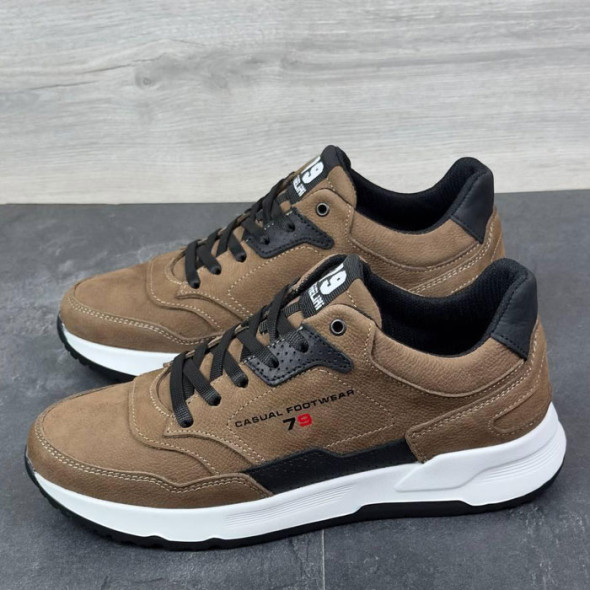 Кросівки чоловічі Vizhelini 79 Коричневі