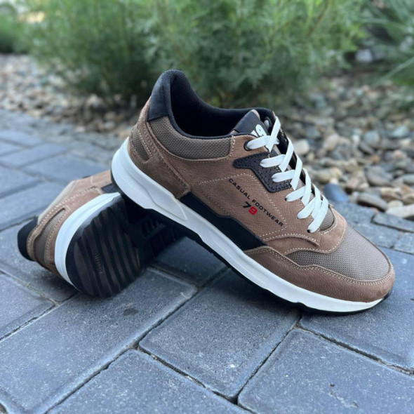 Кросівки чоловічі Vizhelini 79 Cordura Коричневі