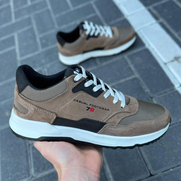 Кросівки чоловічі Vizhelini 79 Cordura Коричневі