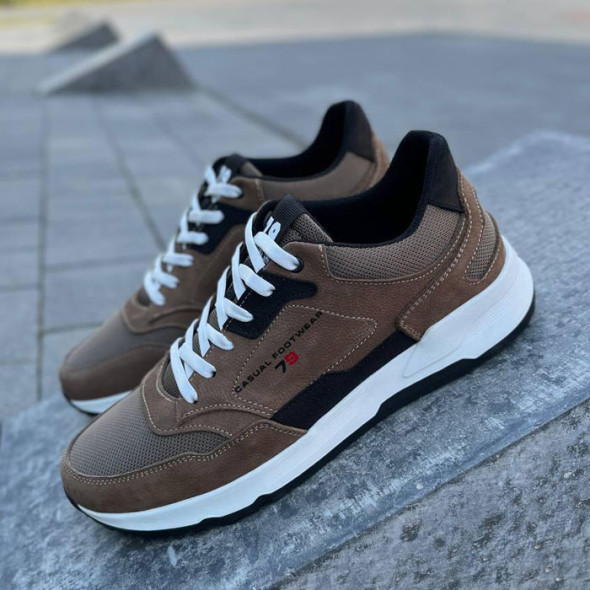 Кросівки чоловічі Vizhelini 79 Cordura Коричневі