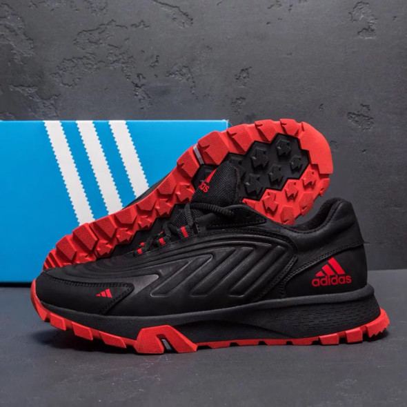 Кросівки чоловічі Adidas A04 Ozelia Black-Red