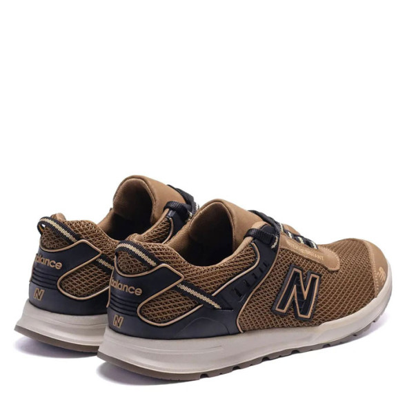 Кросівки чоловічі сітка New Balance Бежеві
