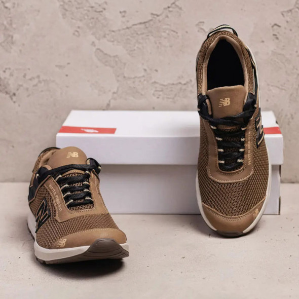 Кросівки чоловічі сітка New Balance Бежеві
