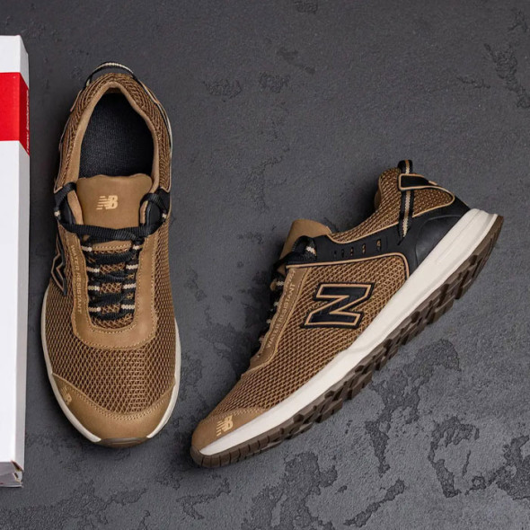 Кросівки чоловічі сітка New Balance Бежеві