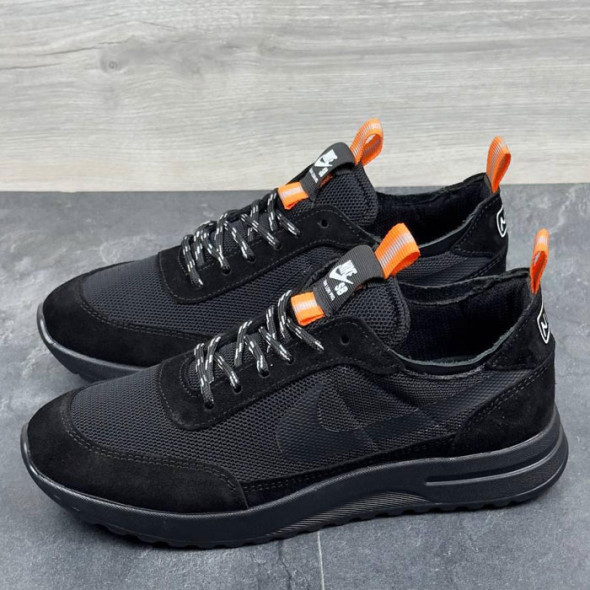 Мужские летние кроссовки NK 04-21 Черные