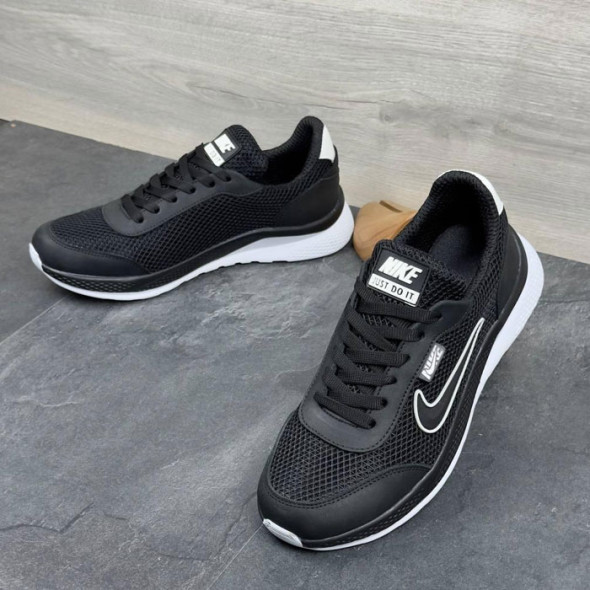 Літні чоловічі кросівки NK 108 Чорні