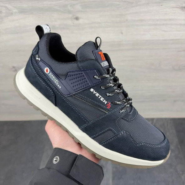 Мужские летние кроссовки Vizhelini 79 04-14 Синие