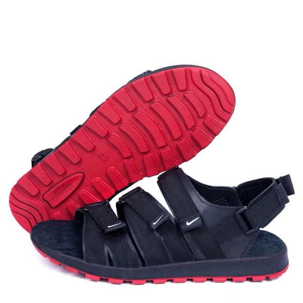 Мужские сандалии кожаные Nike Summer Life Black 
