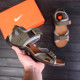 Мужские сандалии кожаные Nike N73 Olive