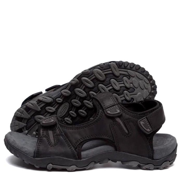 Мужские сандалии кожаные Supo 2205 Black