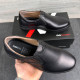 Туфлі чоловічі шкіряні Dav Shoes 160 Чорні
