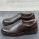 Туфлі чоловічі шкіряні Dav Shoes 162 Коричневі