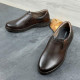 Туфлі чоловічі шкіряні Dav Shoes 162 Коричневі