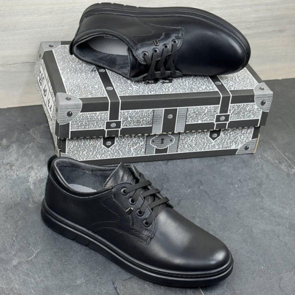 Туфлі чоловічі шкіряні Kardinal T25 Чорні