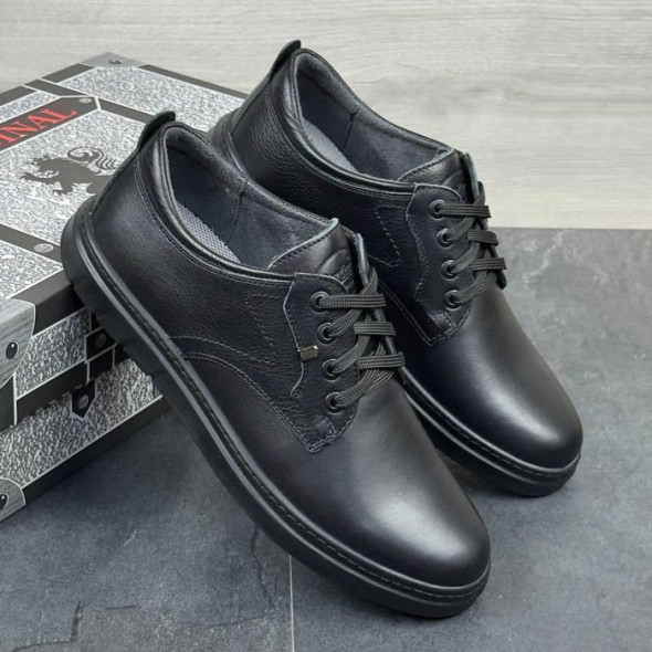 Туфлі чоловічі шкіряні Kardinal T25 Чорні